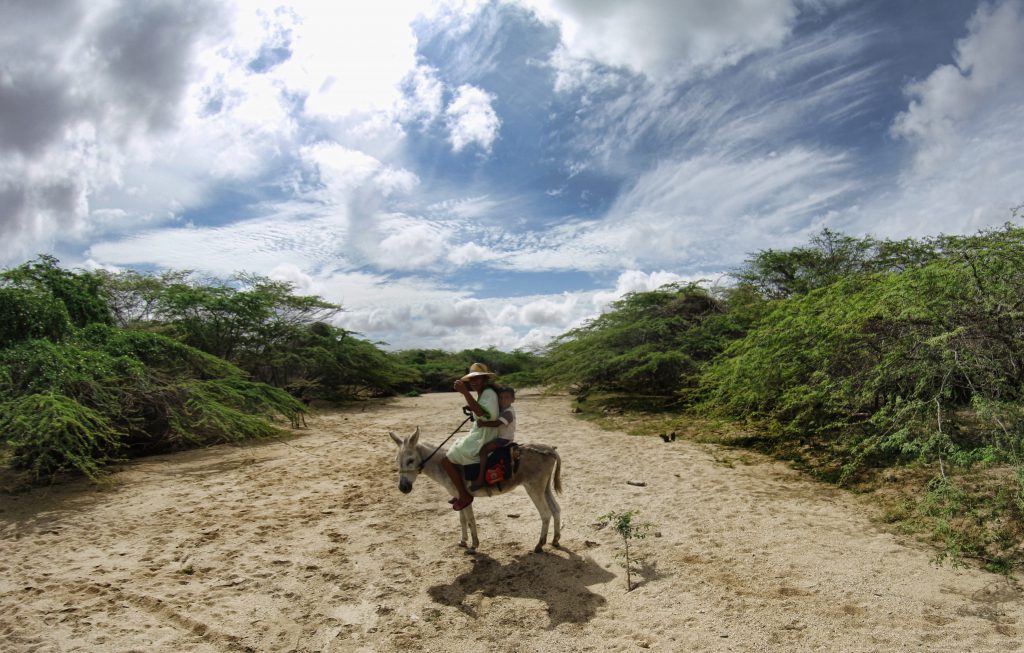 Desierto de La Guajira, Colombia. Lugar de nacimiento de las Mochilas Wayuu